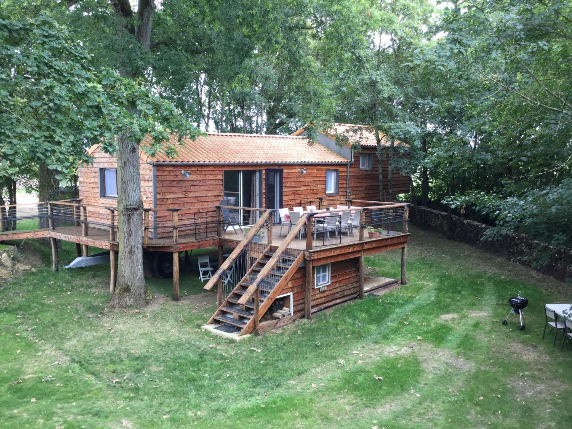 Colibri Loc - Insolite - 3 Etoiles - Parc - Etang - Familles - Soiree Ok Brigne 外观 照片